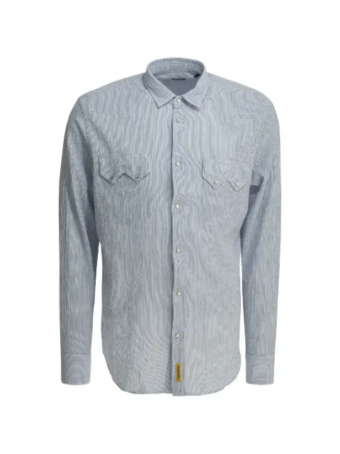 B.D. Baggies Rodeo seersucker-stripe shirt