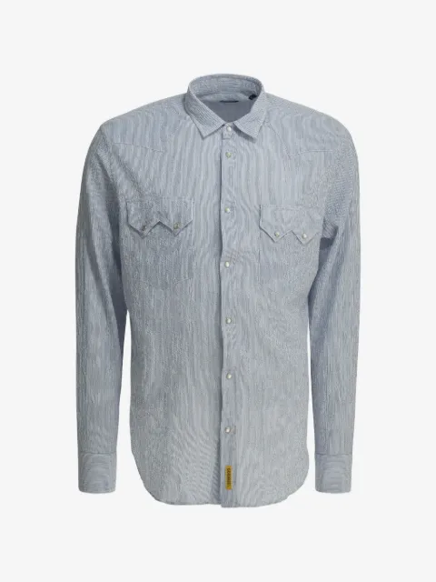 B.D. Baggies Rodeo seersucker-stripe shirt