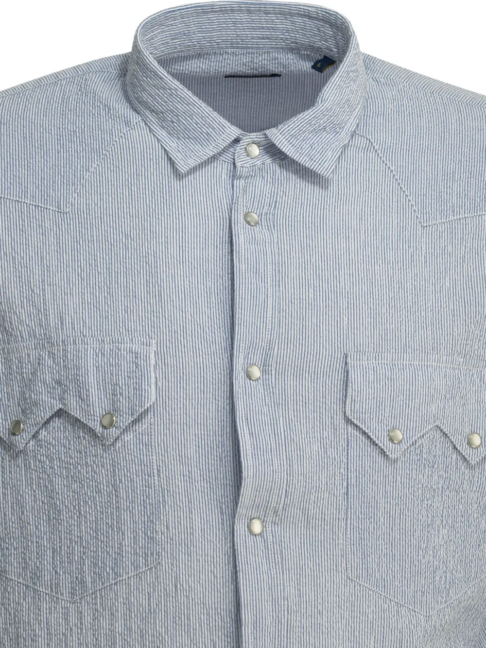  B.d. Baggies Camisa Rodeo A Rayas - Azul 