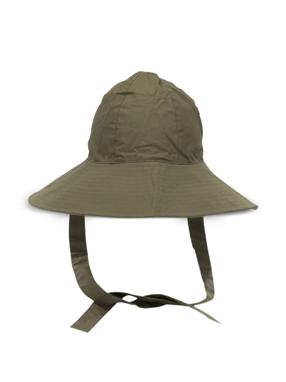 Barbour Kershope logo-plaque tie-fastening hat - Verde