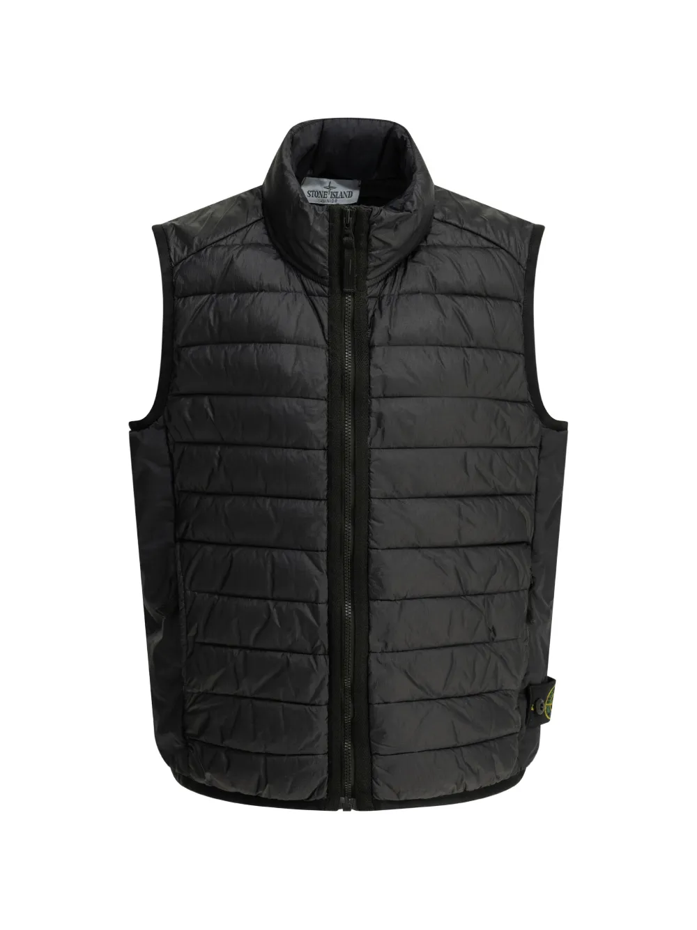 Stone Island Junior quilted Compass-patch gilet - Nero