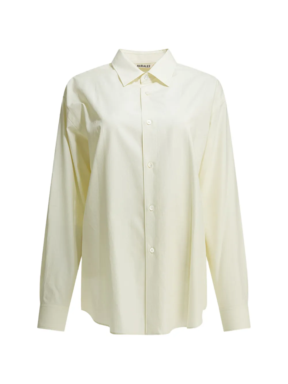 Auralee button-up long-sleeve shirt - Toni neutri