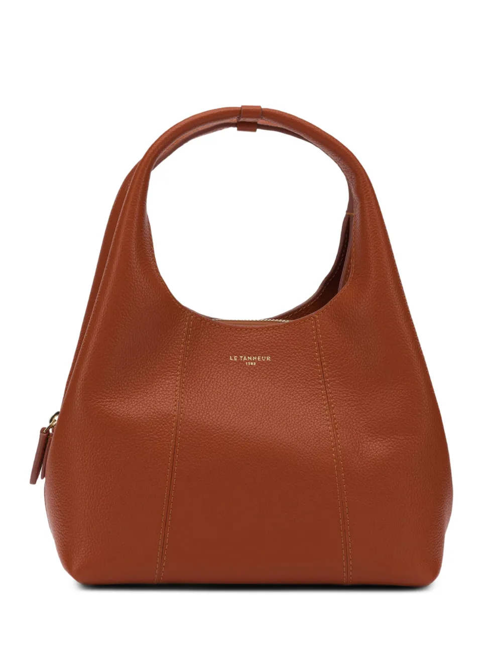 Le Tanneur grainy-leather tote bag - Marrone
