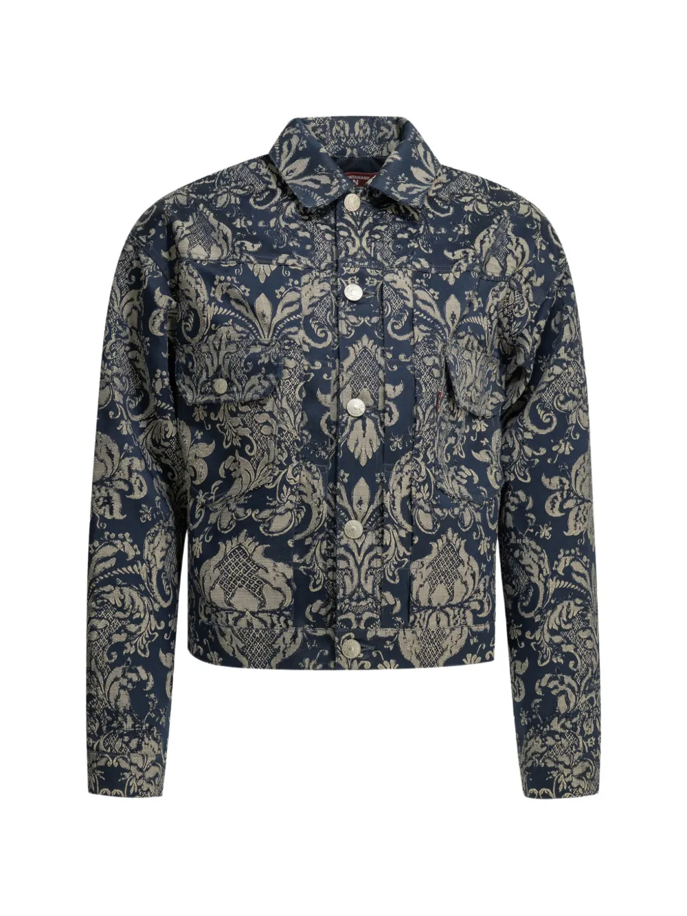 Junya Watanabe MAN x Levi's® damask-pattern denim jacket - Blu