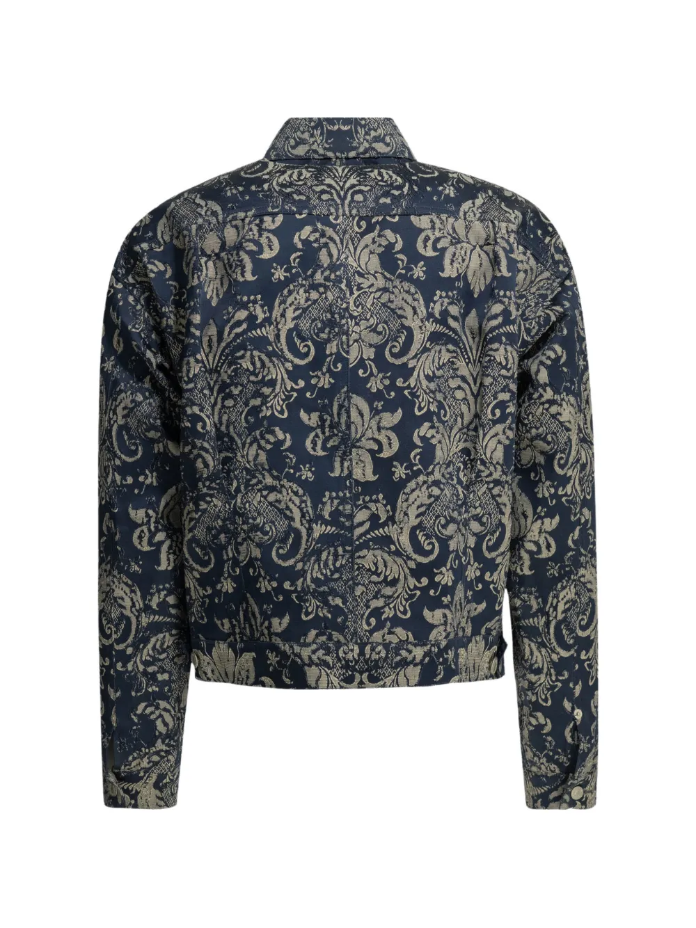 Junya Watanabe MAN x Levi's denim jack met damask-patroon Blauw