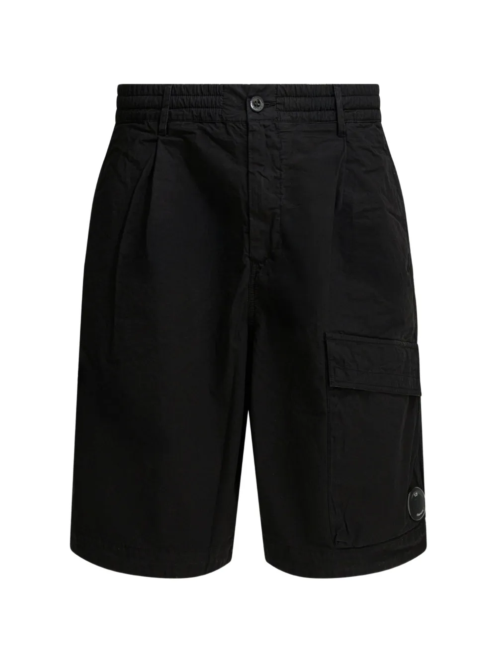 C.P. Company lens-detail cargo shorts - Nero