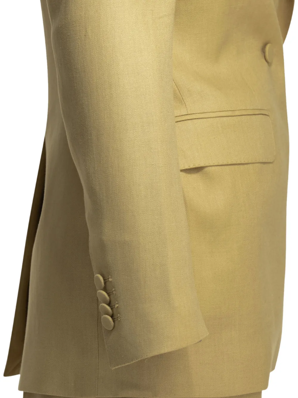 Tagliatore Astra pak met dubbele rij knopen en puntige revers Beige