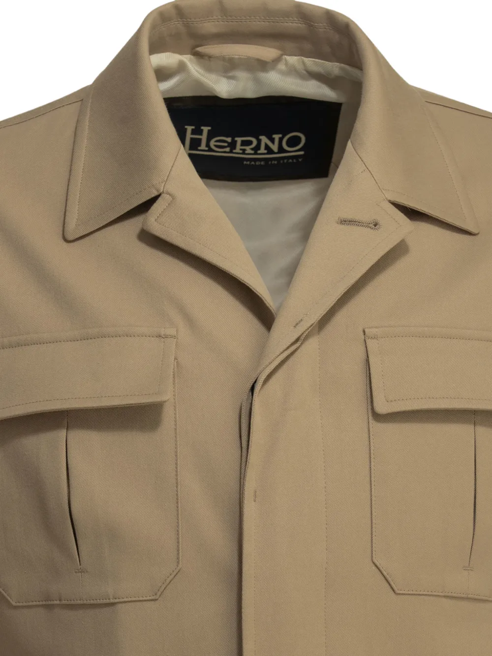 Herno Jack met klepzak Beige