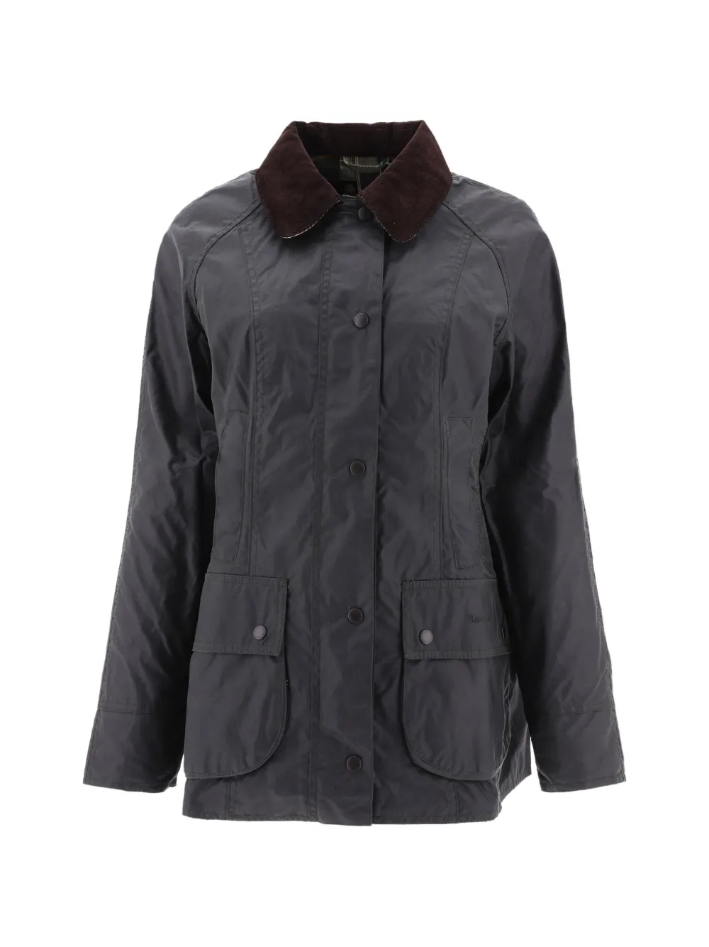 Barbour Bedale corduroy-collar jacket - Verde