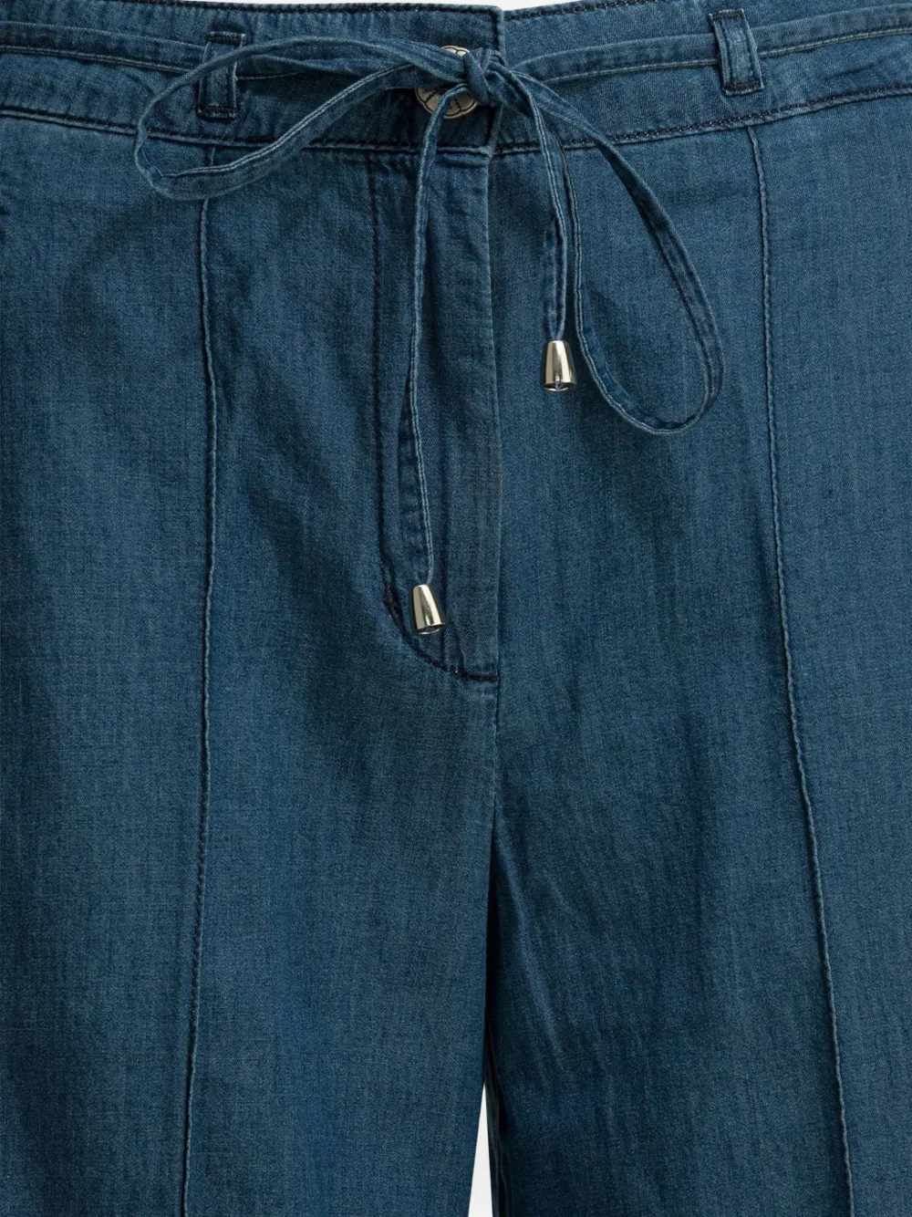 Shaft Jeans drawstring-waist wide-leg jeans - Blu