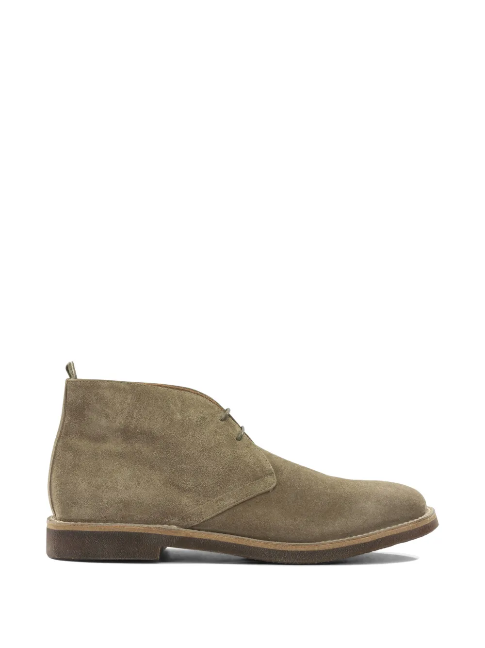 Officine Creative suede lace-up boots Beige
