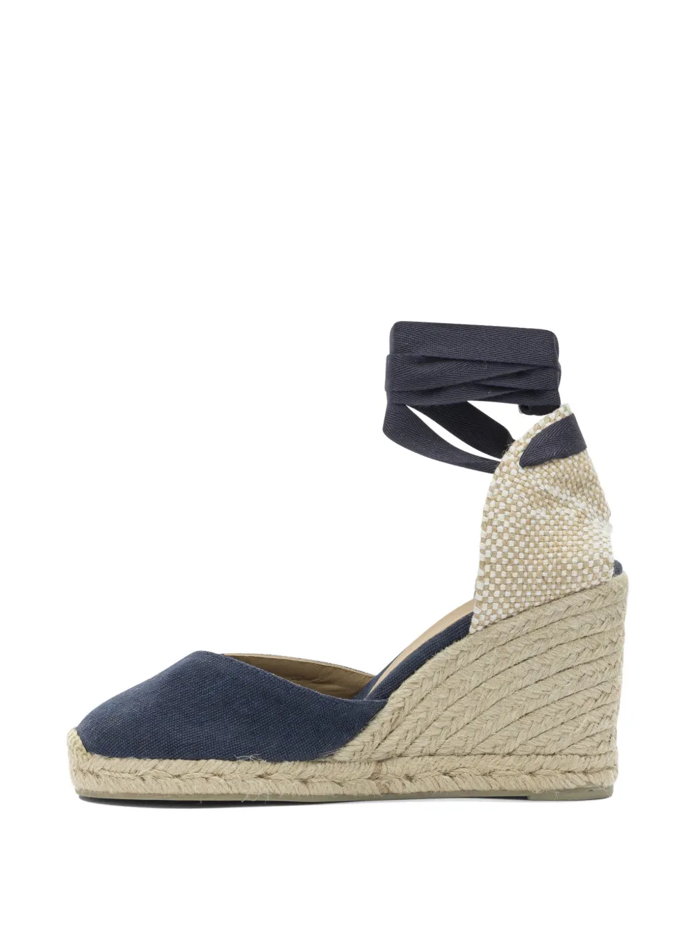 Castañer Chiara espadrilles met sleehak Blauw