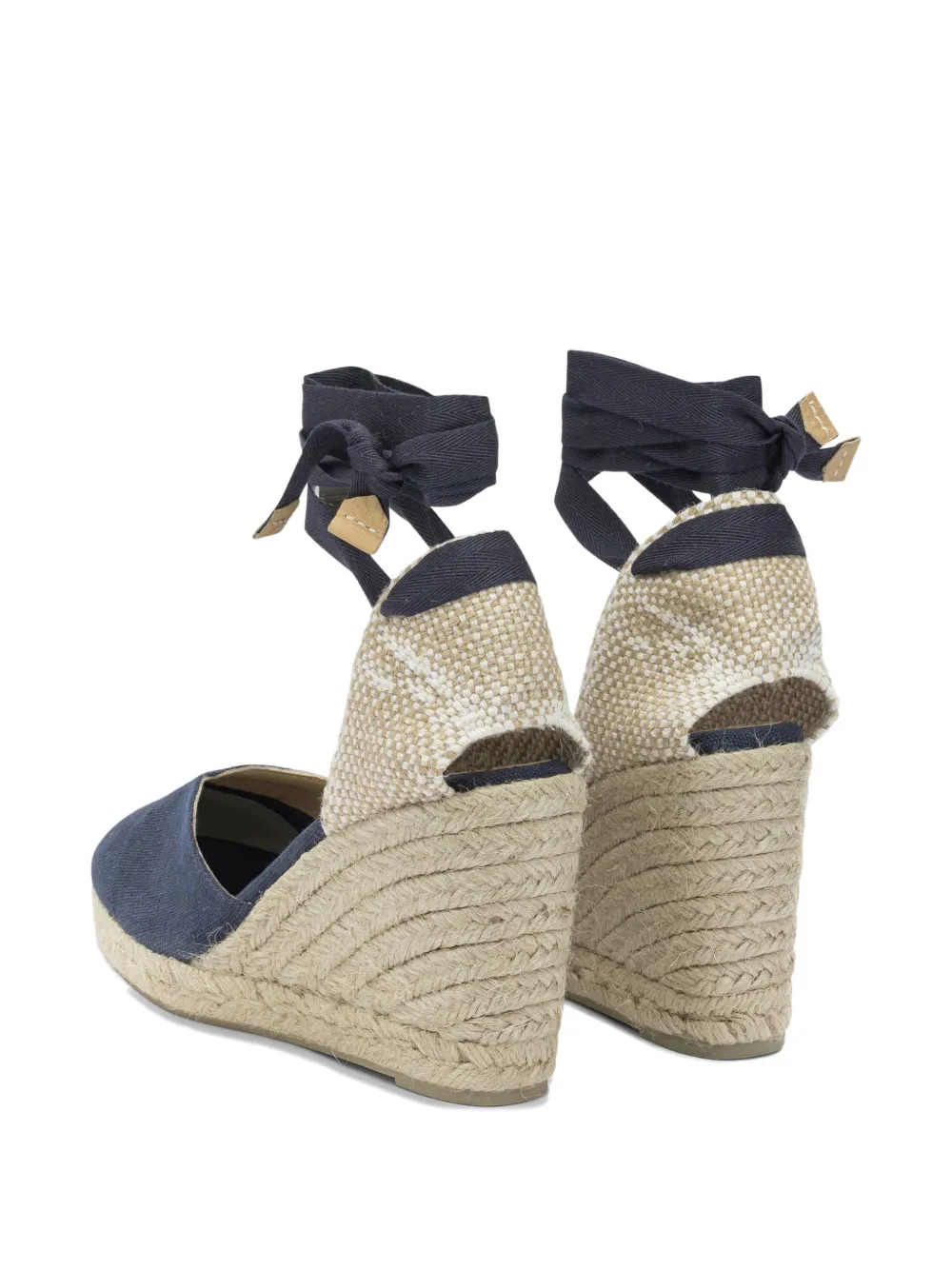 Castañer Chiara espadrilles met sleehak Blauw