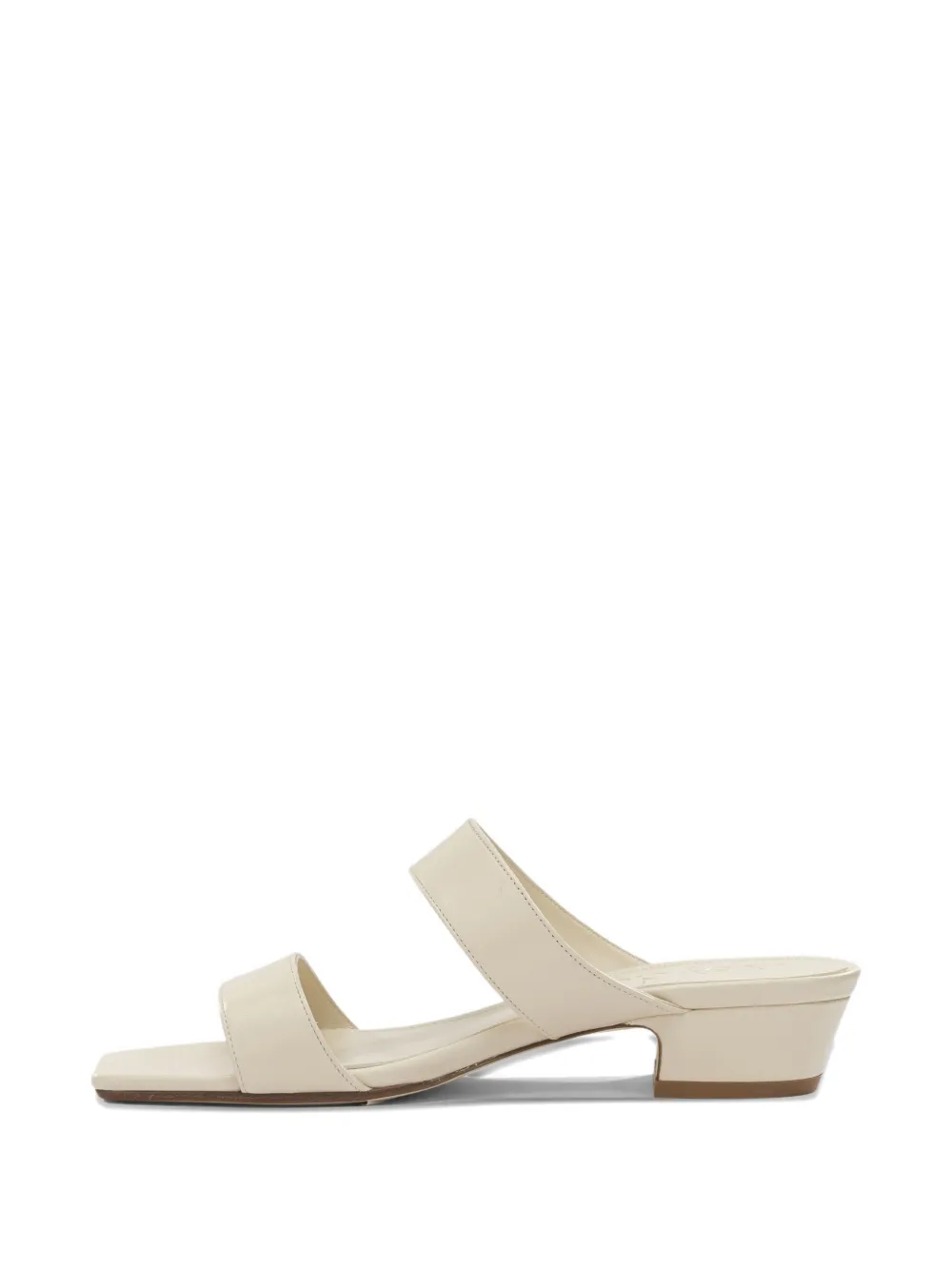 Aeyde Kami double-strap square-toe sandals Beige