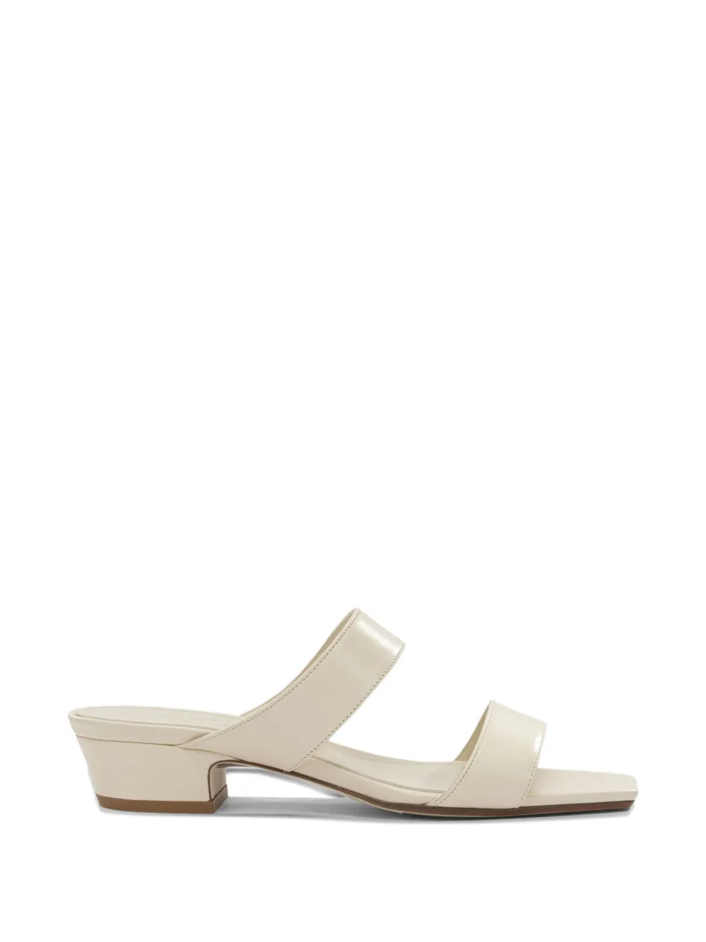 Aeyde Kami double-strap square-toe sandals Beige