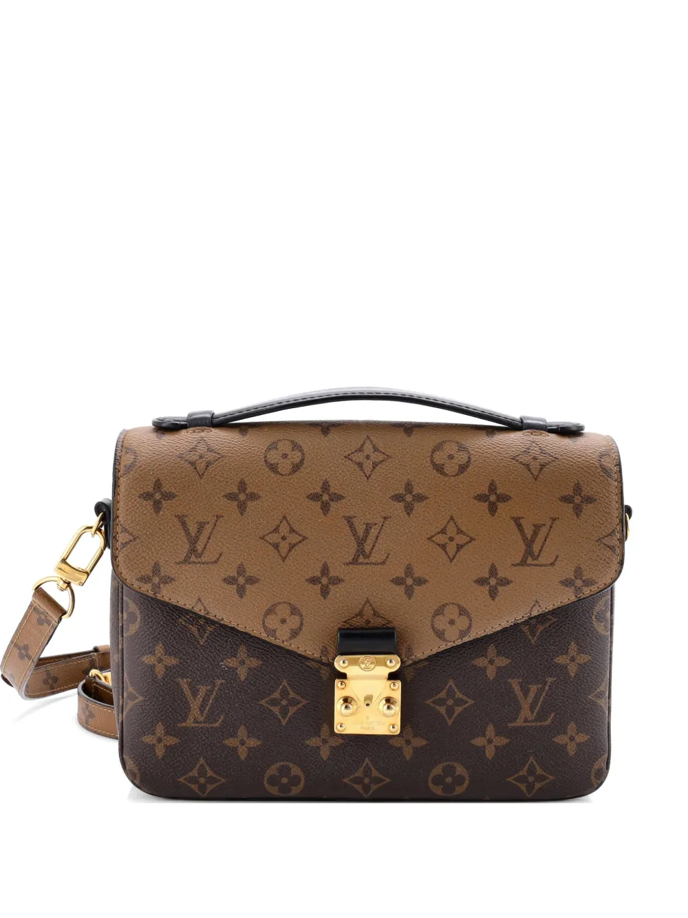 Louis Vuitton Pre-Owned Pochette Metis Reverse Monogram Canvas crossbody bag - Marrone