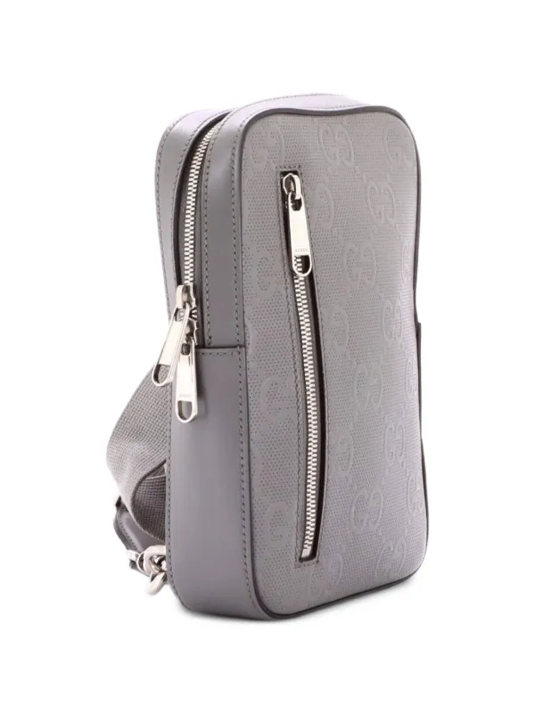 Gucci Pre-Owned スリング GG エンボス パーフォレーテッド レザー 