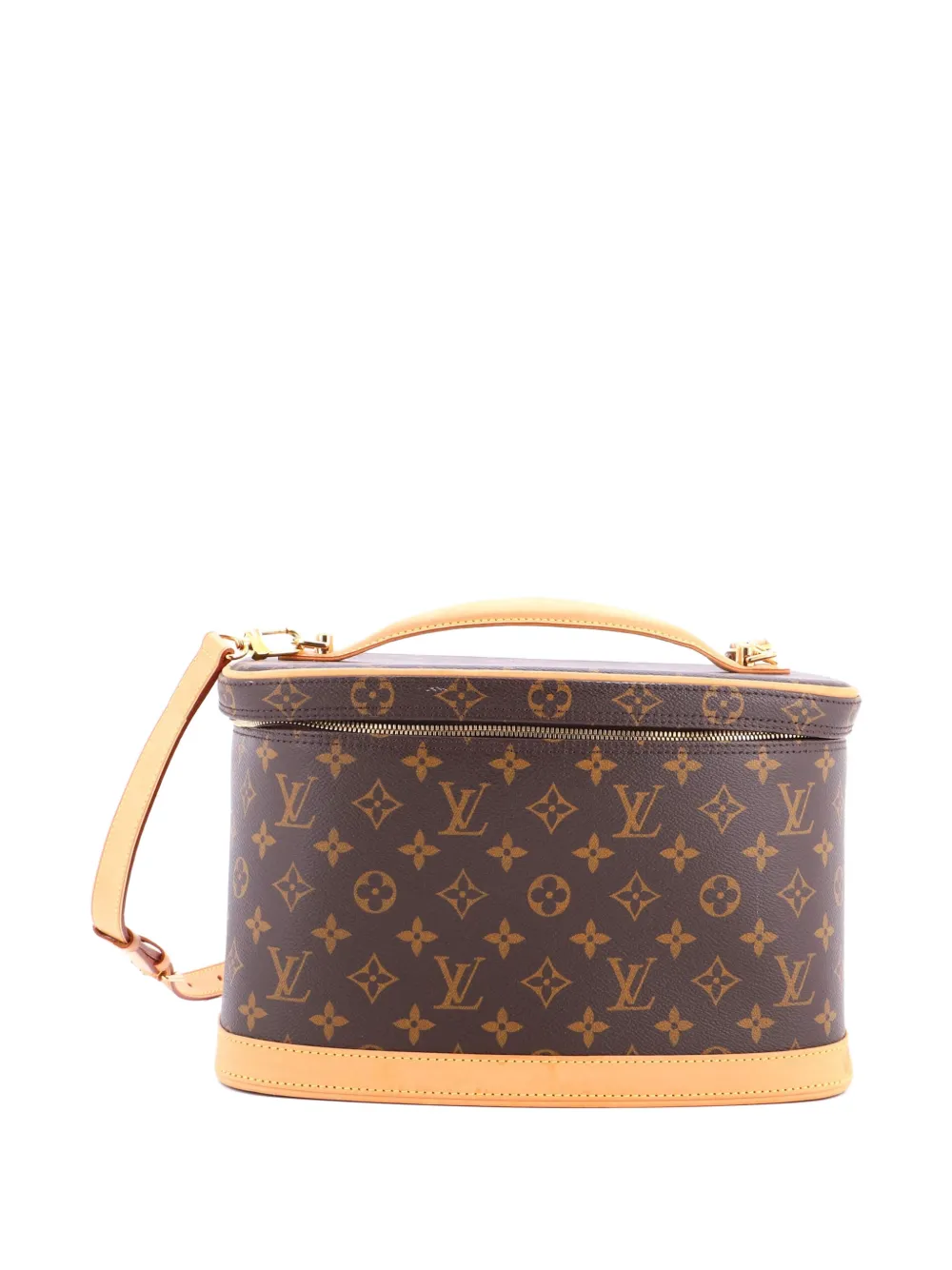 Louis Vuitton Pre-Owned Nice Train Case Monogram Canvas pouch - Marrone