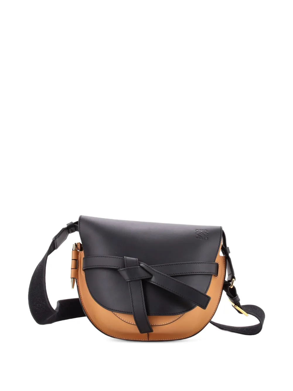 Loewe Pre-Owned Gate Dual Shoulder Bag Leather Small crossbody bag - Nero