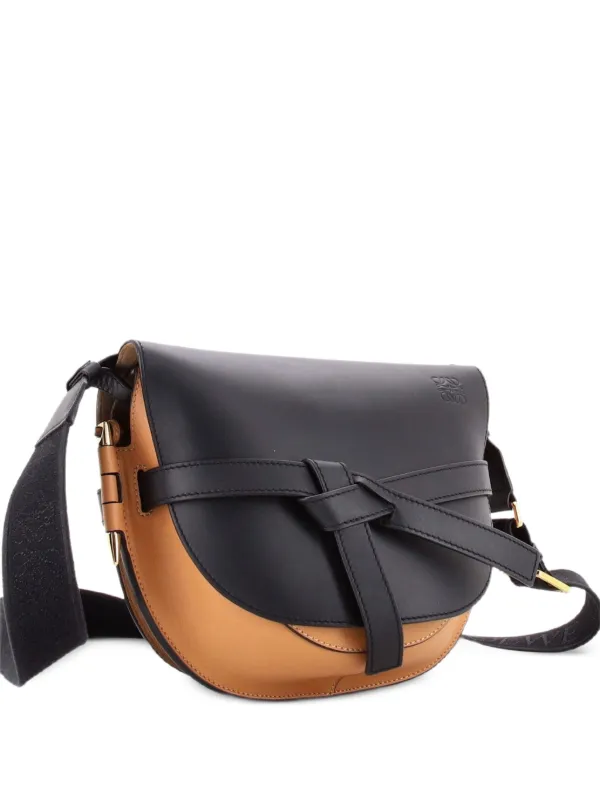 Loewe Pre-Owned ゲート デュアル ショルダーバッグ レザー スモール 