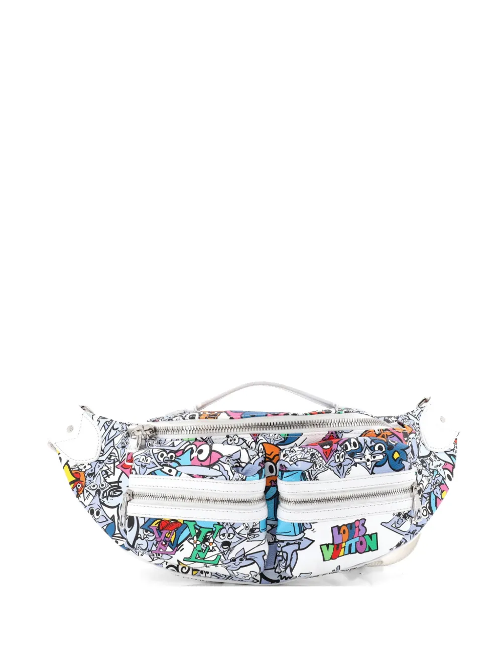 Louis Vuitton Pre-Owned Multipocket Bumbag Limited Edition Monogram Comics Canvas belt bag - Multicolore