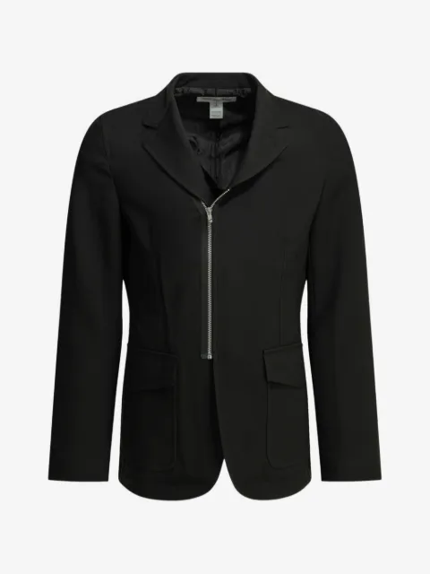 Comme Des Garçons Shirt Blazer com zíper e abotoamento simples