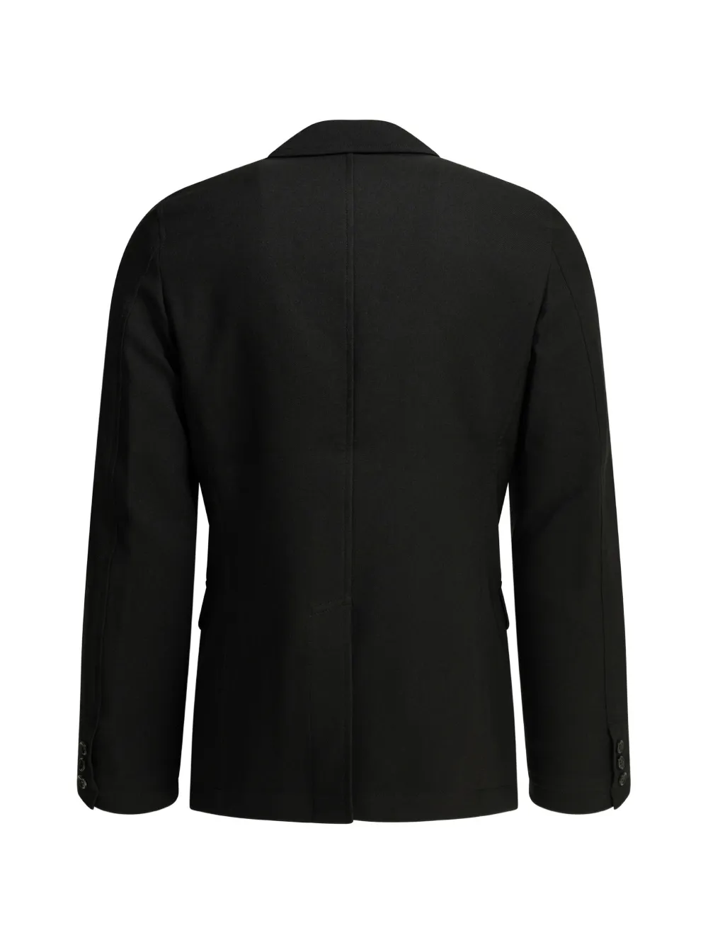Comme Des Garçons Shirt Blazer met enkele rij knopen en rits Zwart