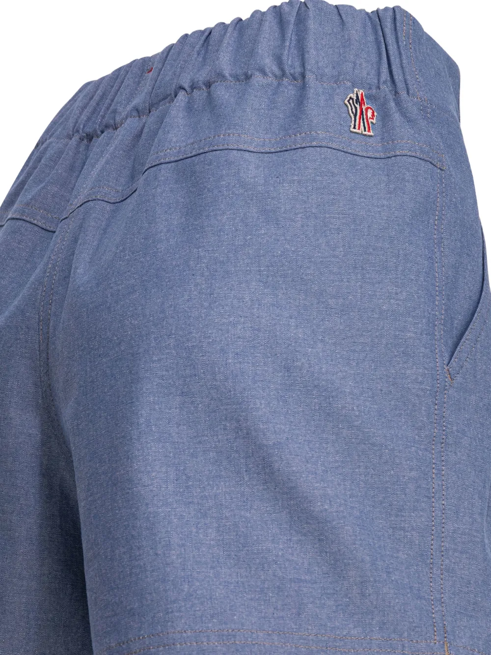 Moncler Grenoble High waist shorts Blauw