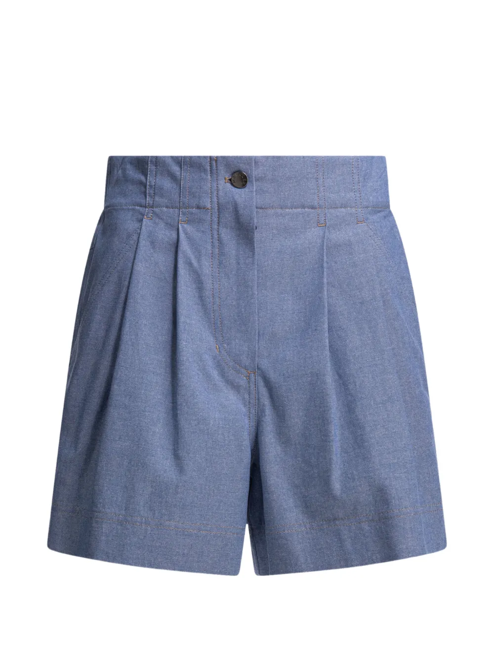 Moncler Grenoble High waist shorts Blauw