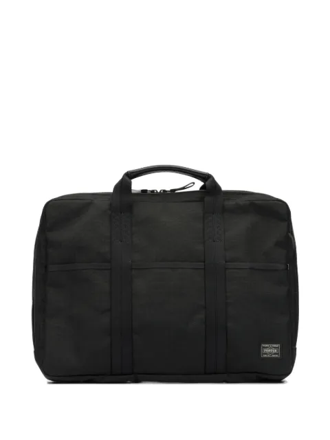 Porter-Yoshida & Co. Hybrid 2way logo-patch briefcase