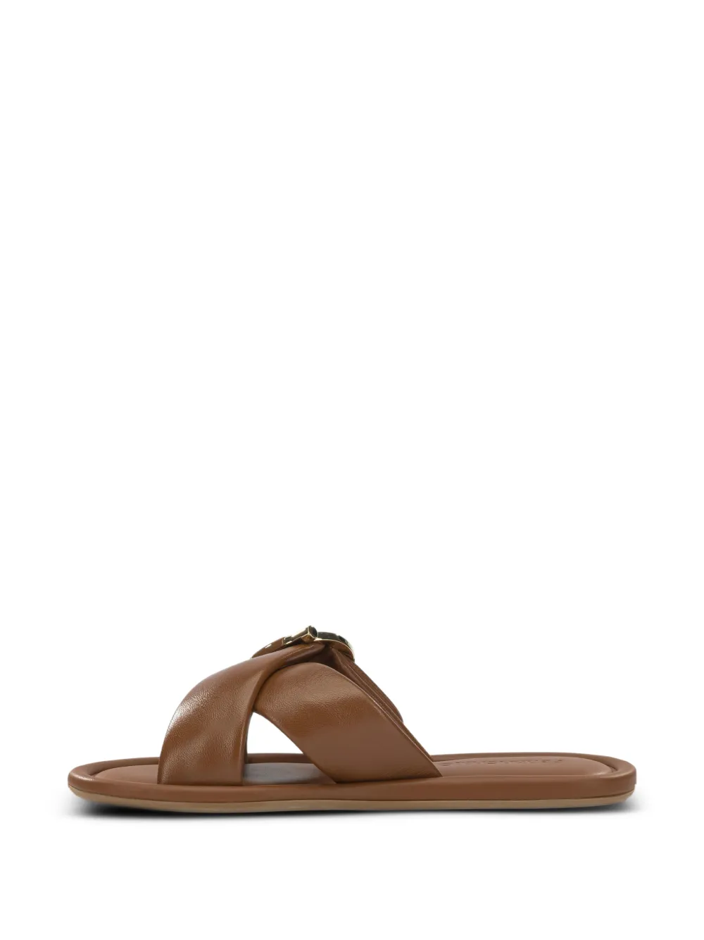 Ferragamo Elyzia buckle-detail crossover sandals Bruin