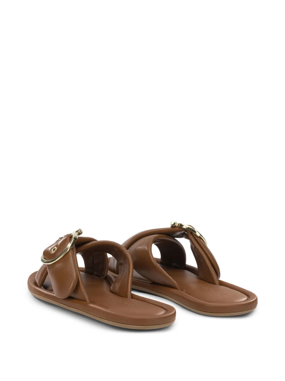 Ferragamo Elyzia buckle-detail crossover sandals Bruin