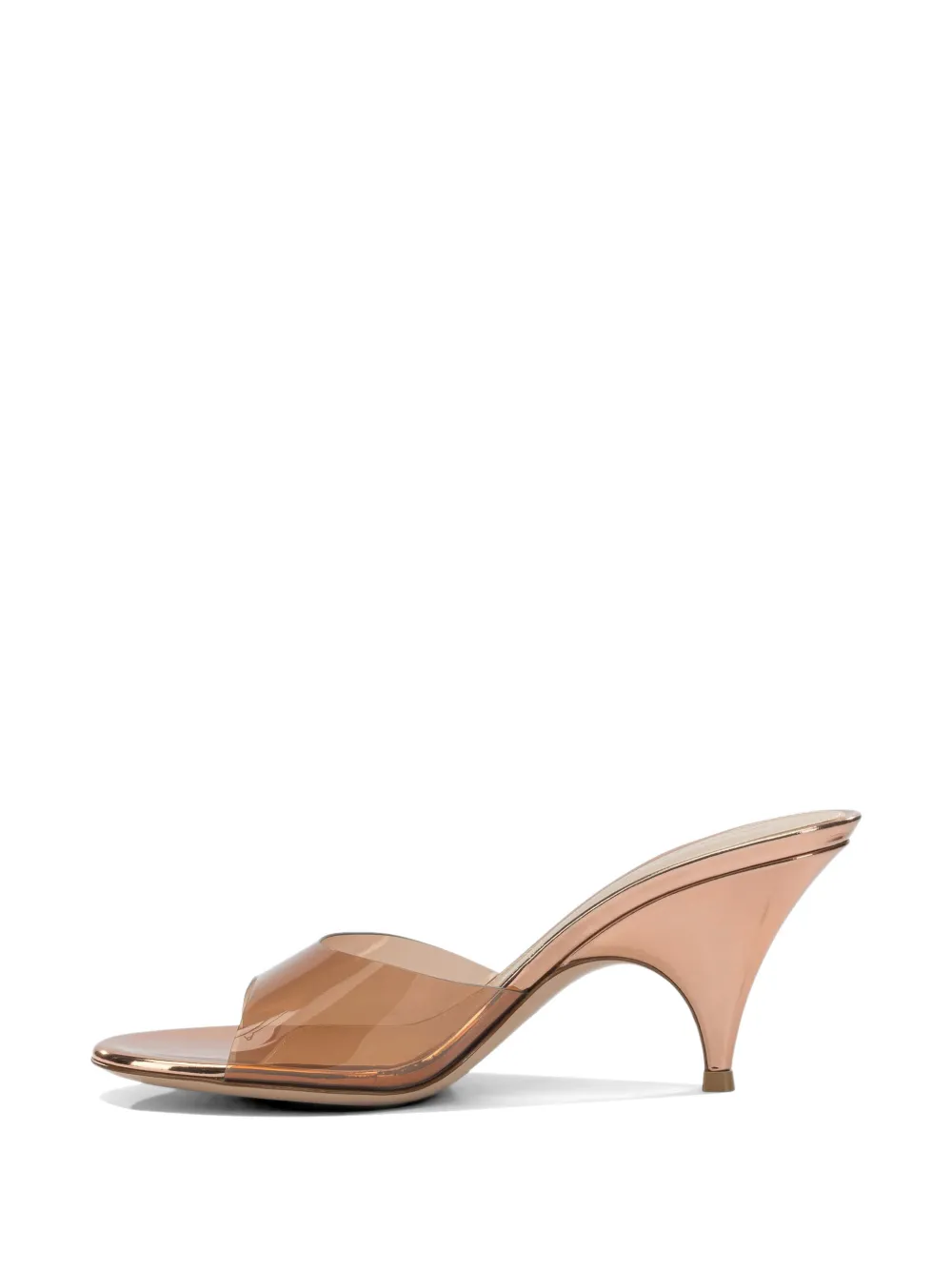 Gianvito Rossi Sofia metallic-finish mules Goud