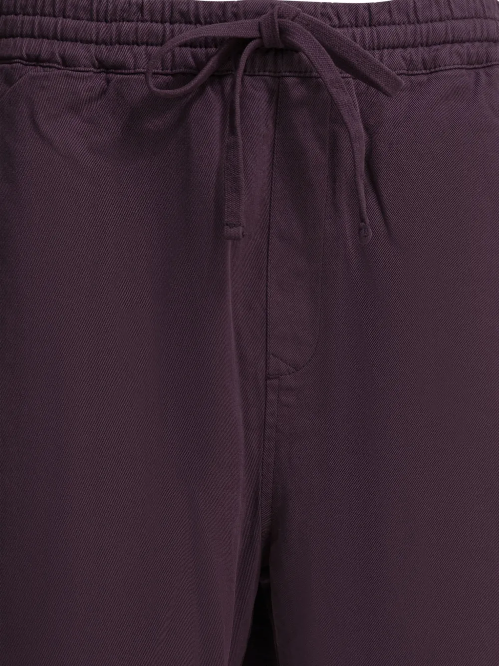 Carhartt WIP Shorts met logopatch en trekkoord Paars