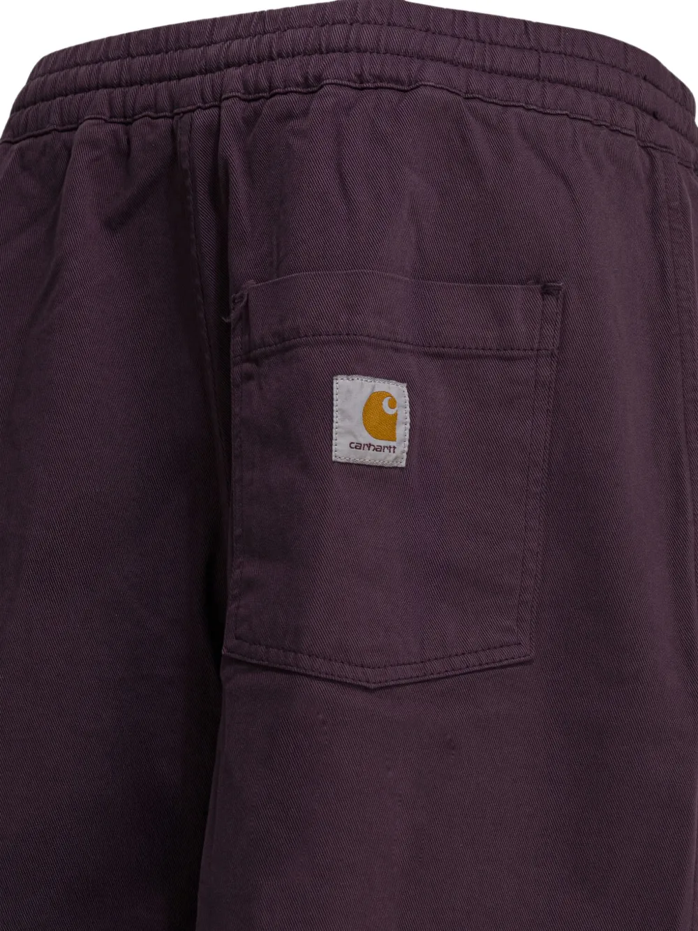 Carhartt WIP Shorts met logopatch en trekkoord Paars