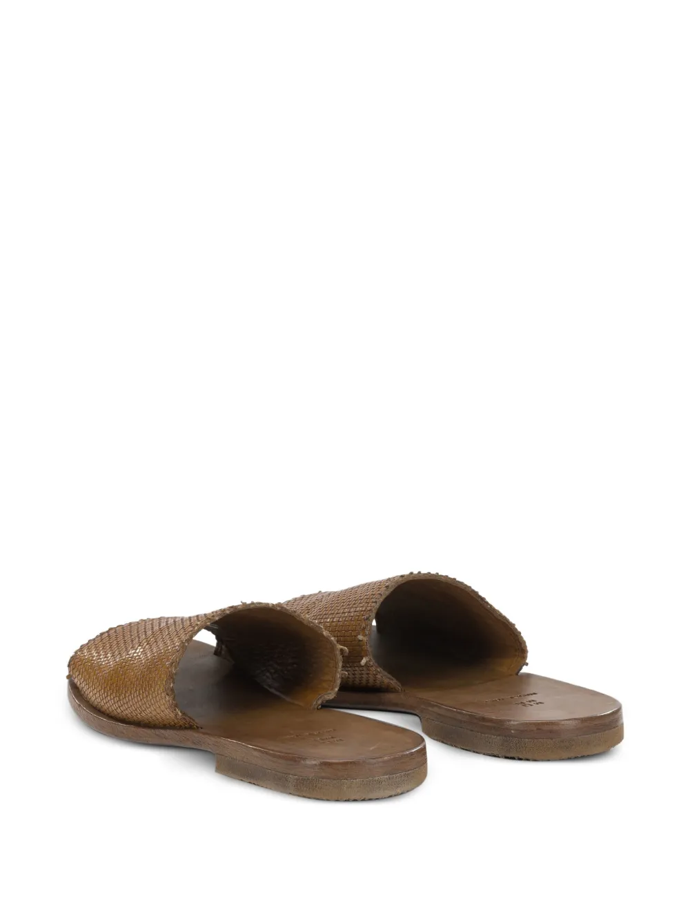 Moma Indina woven leather sandals Beige