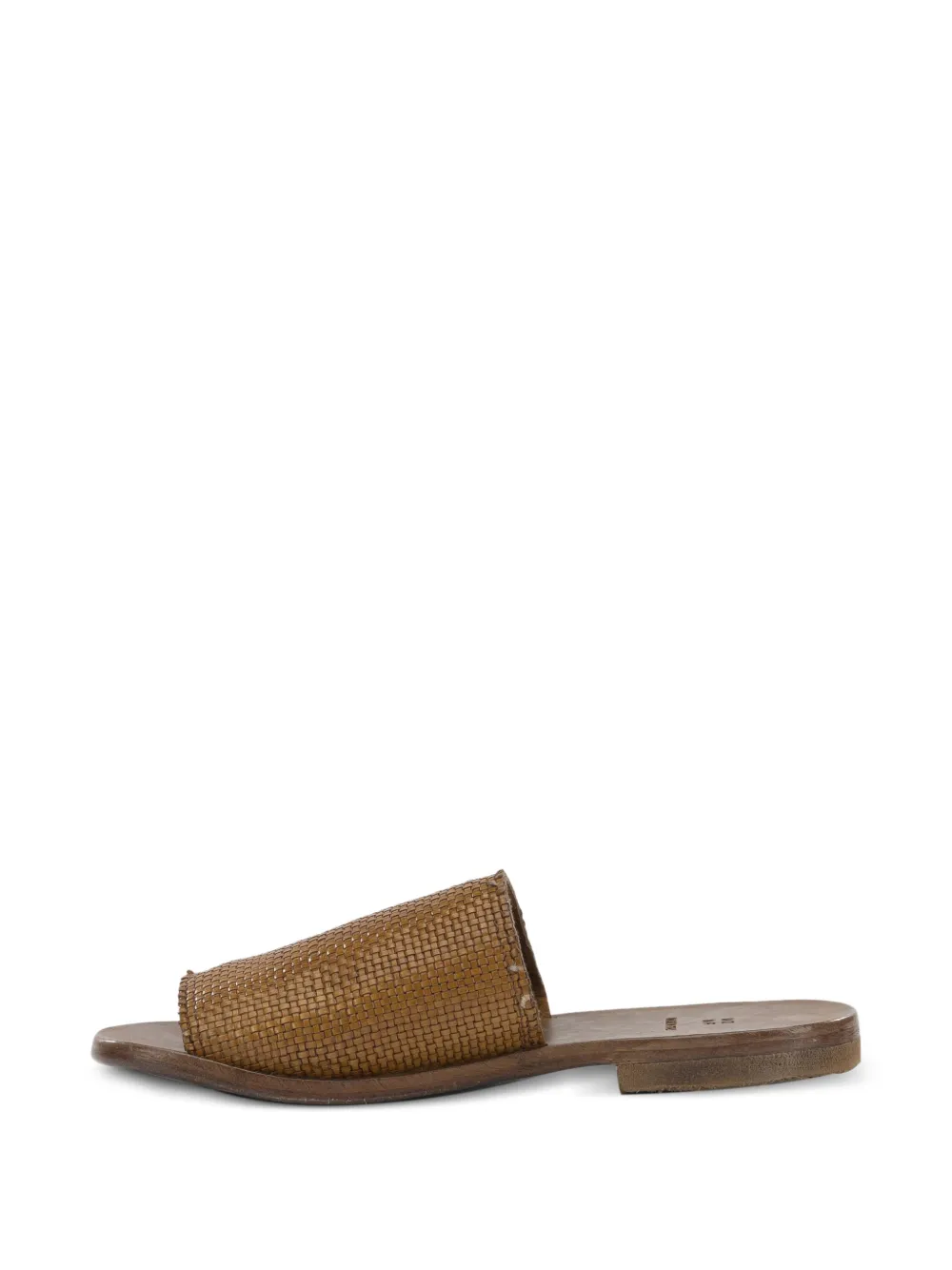Moma Indina woven leather sandals Beige