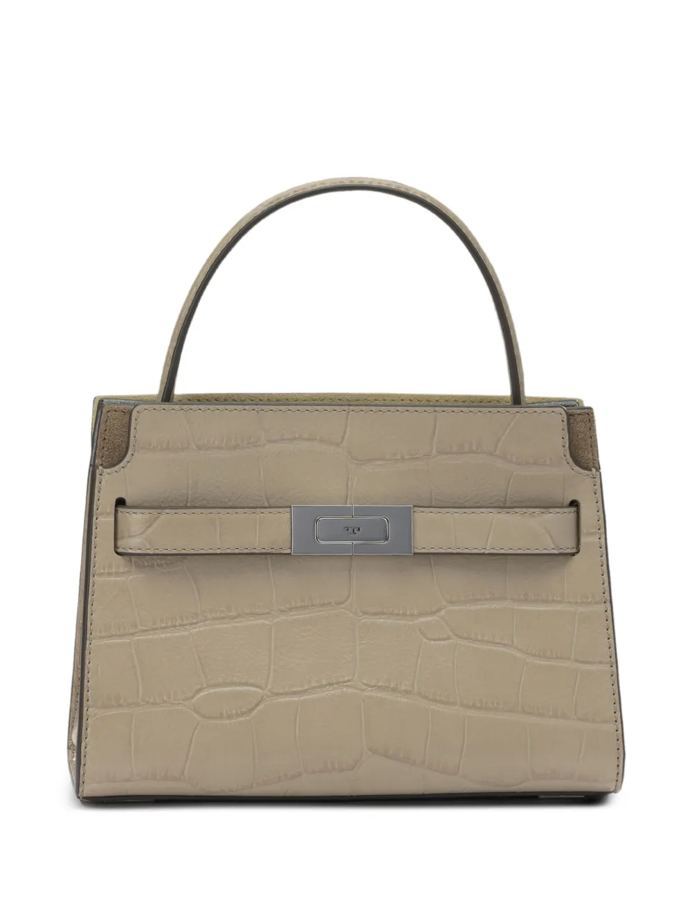 Tory Burch Lee Radziwil croc-effect leather tote bag - Nude