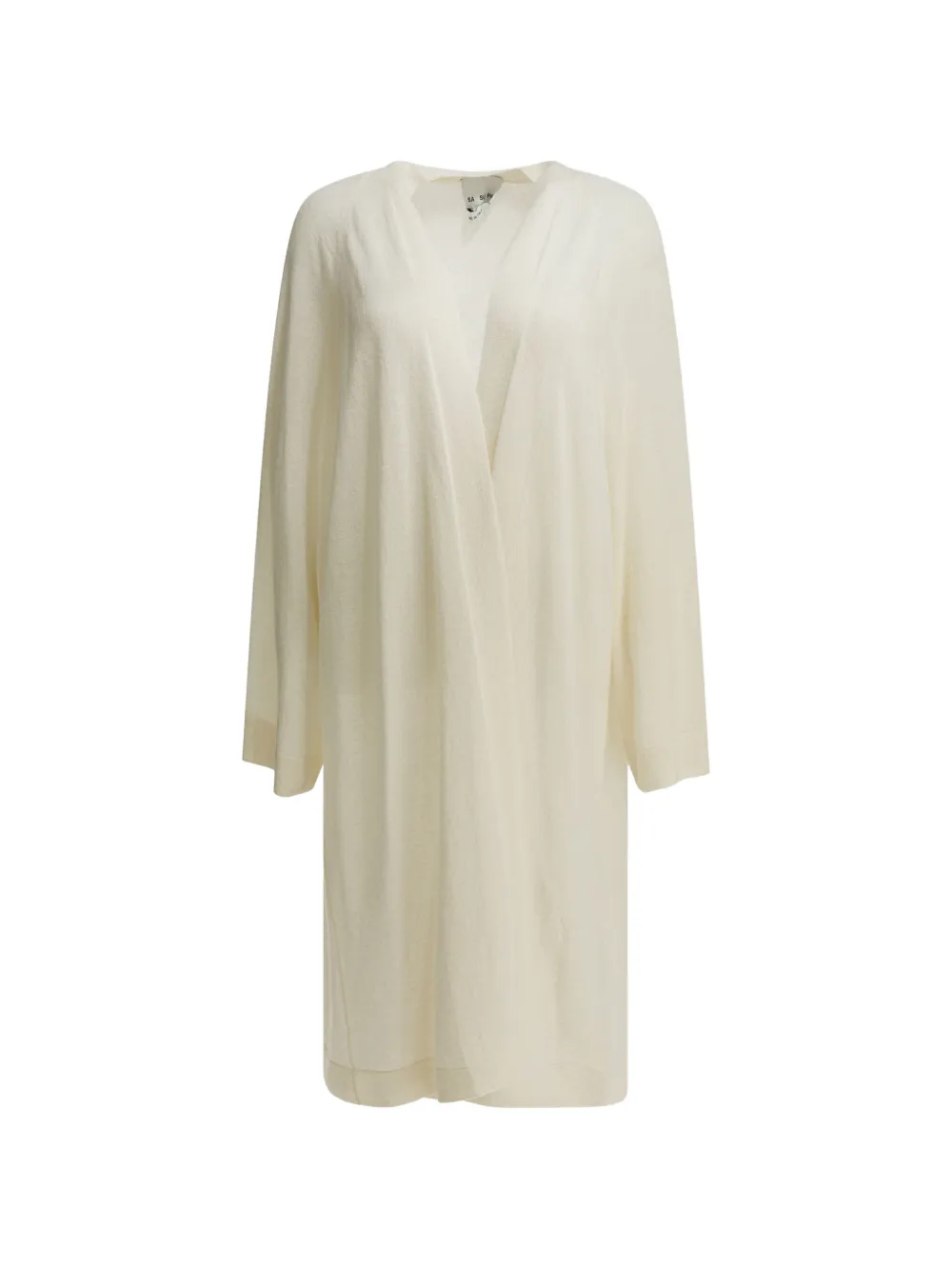 SA SU PHI V-neck long-line cardigan - Toni neutri