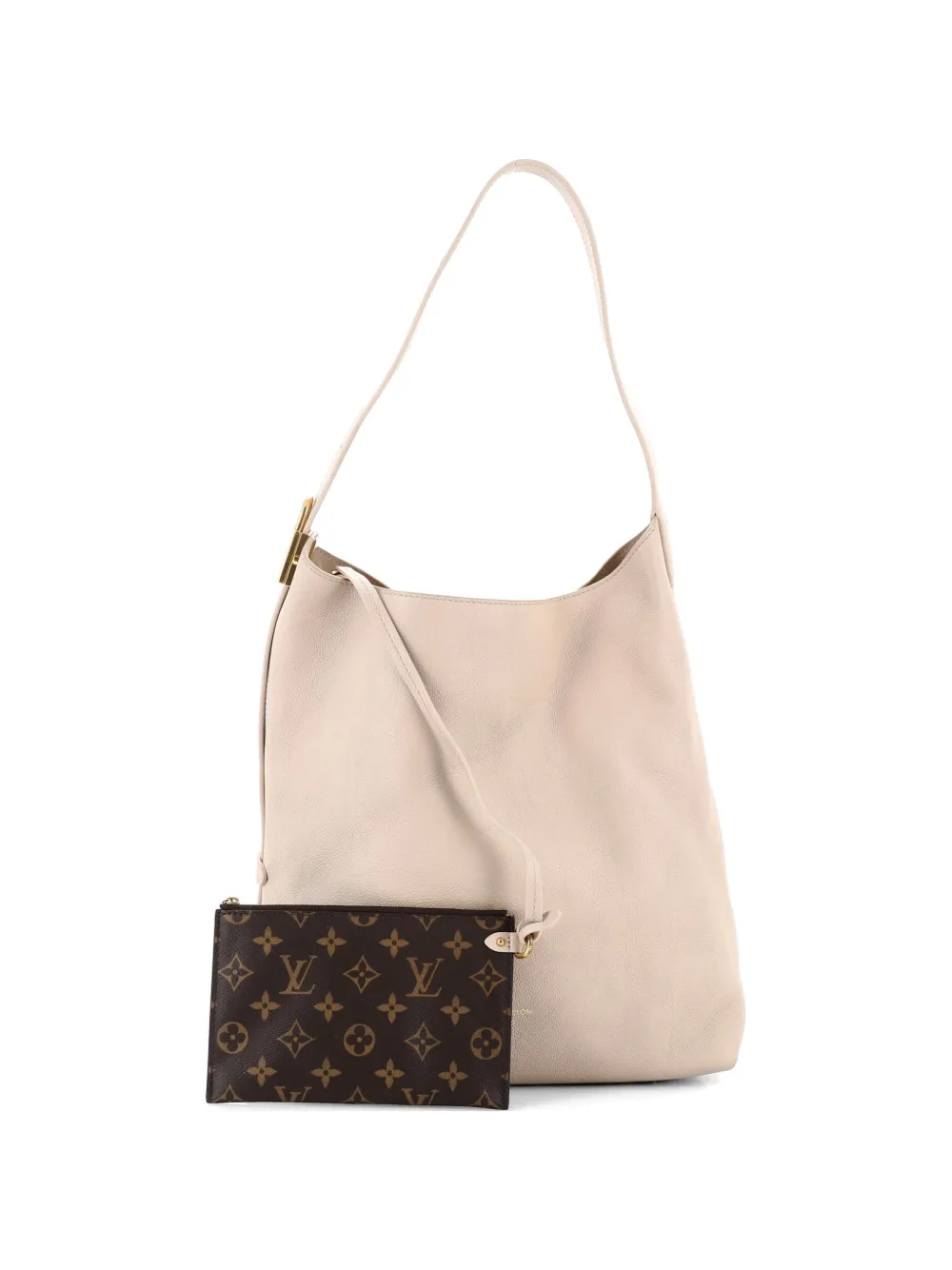 Louis Vuitton Pre-Owned Low Key Calfskin MM hobo bag - Toni neutri