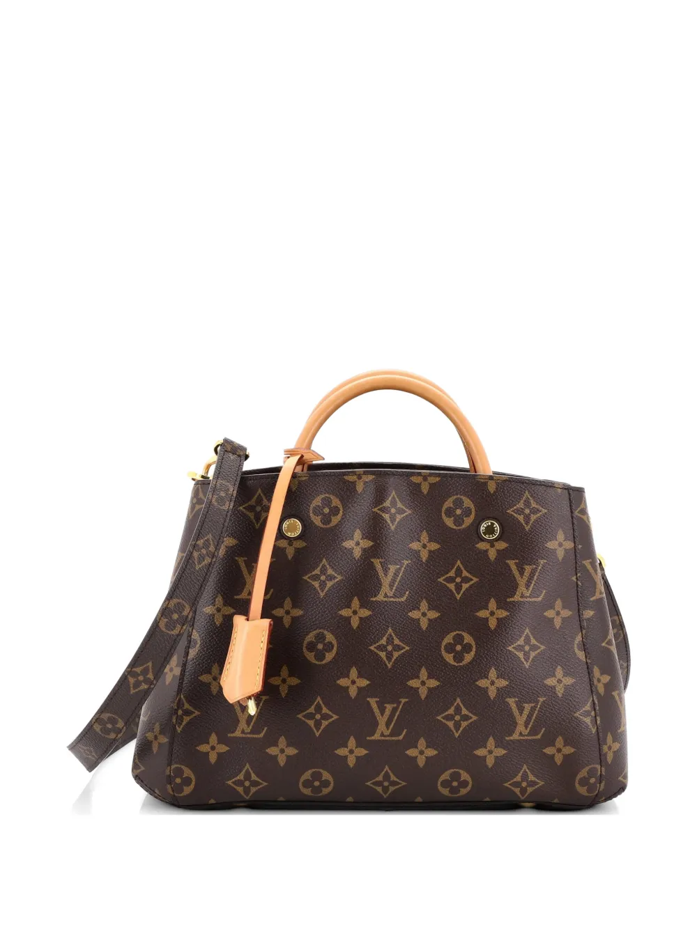 Louis Vuitton Pre-Owned Montaigne Handbag Monogram Canvas BB satchel - Marrone
