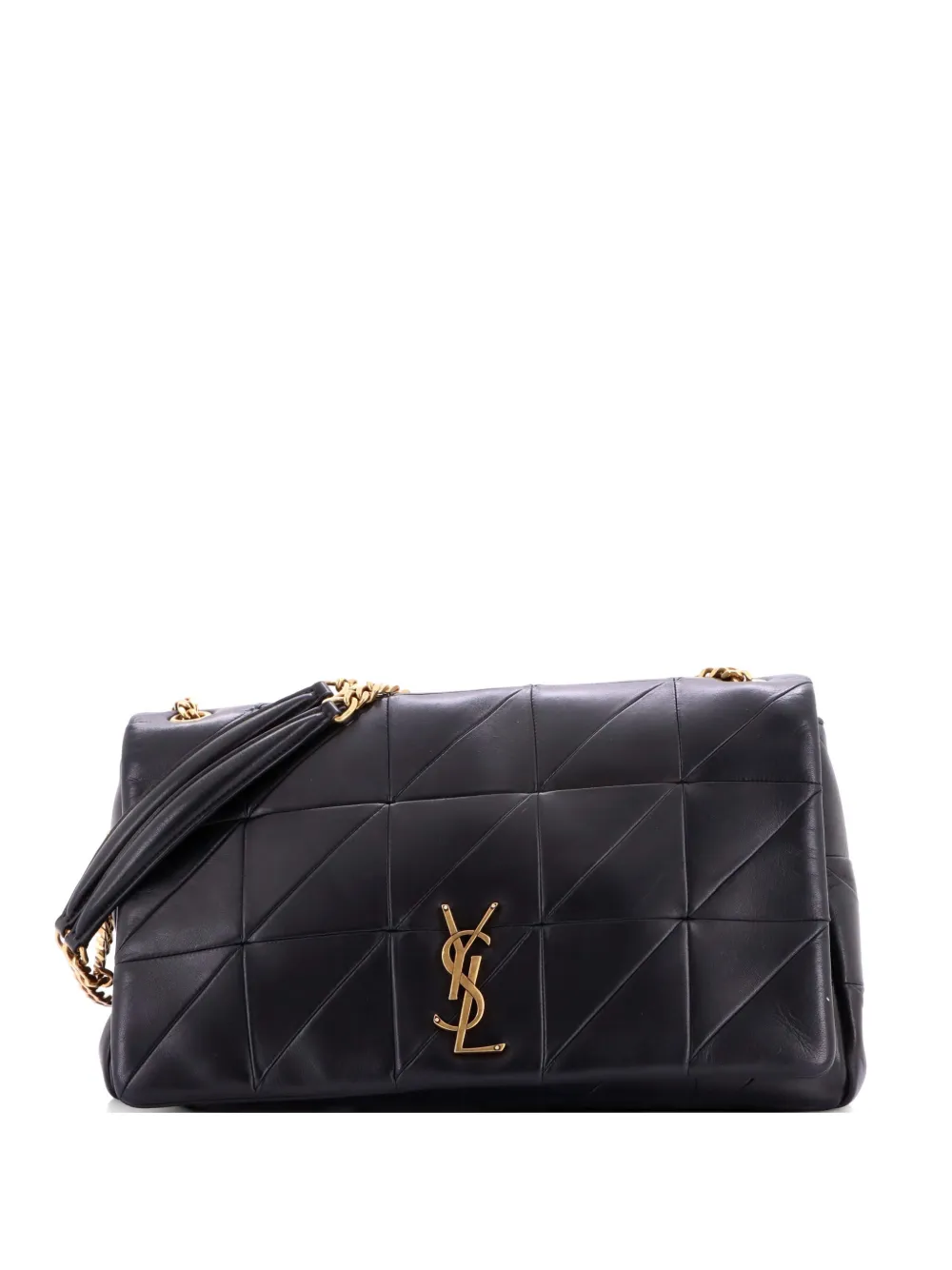 Saint Laurent Pre-Owned Jamie Flap Bag Quilted Leather Medium shoulder bag - Nero