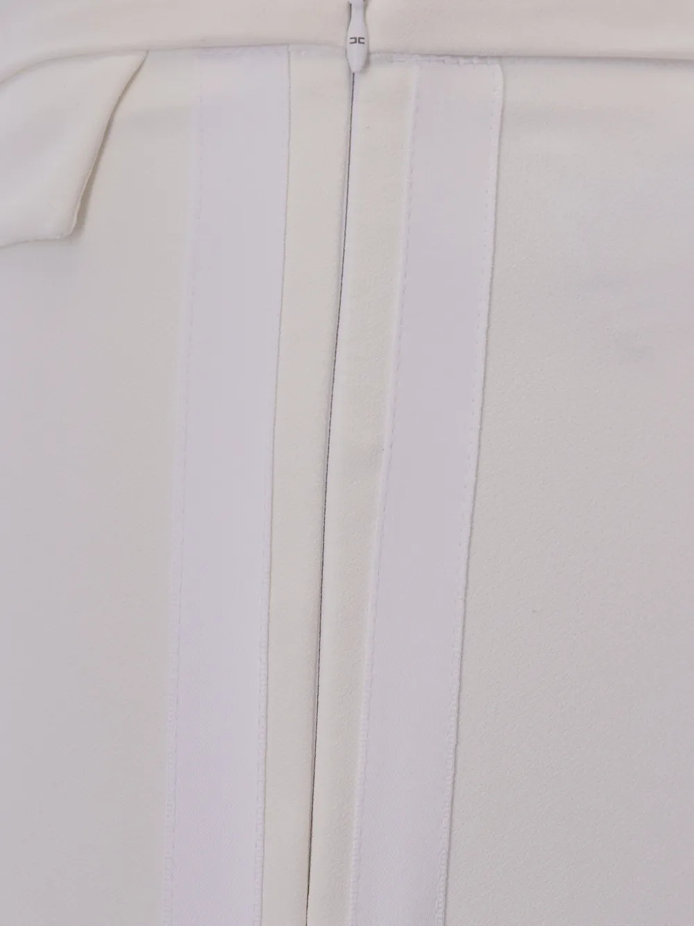 Elisabetta Franchi Pantalon met knoop Wit