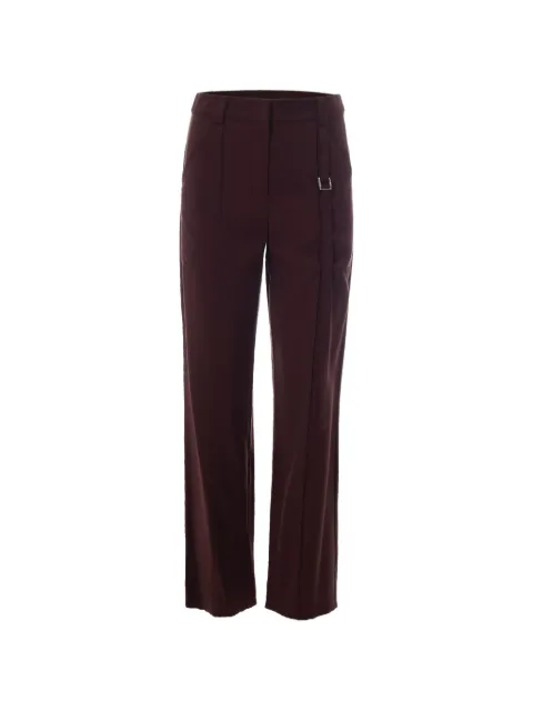 Patrizia Pepe belted straight-leg trousers
