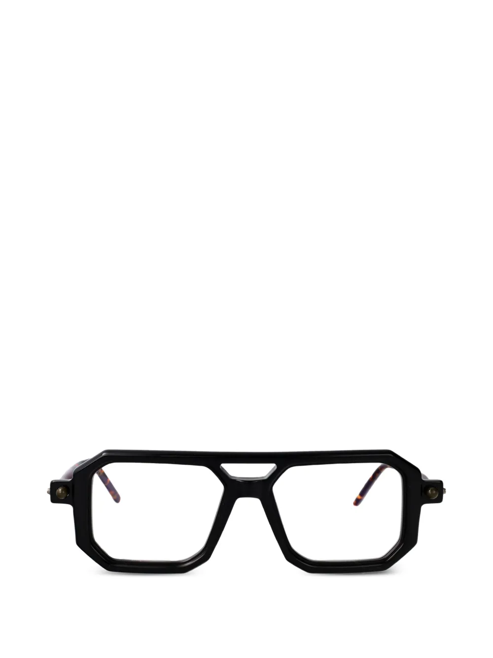 Kuboraum Maske P8 geometric-frame glasses - Nero