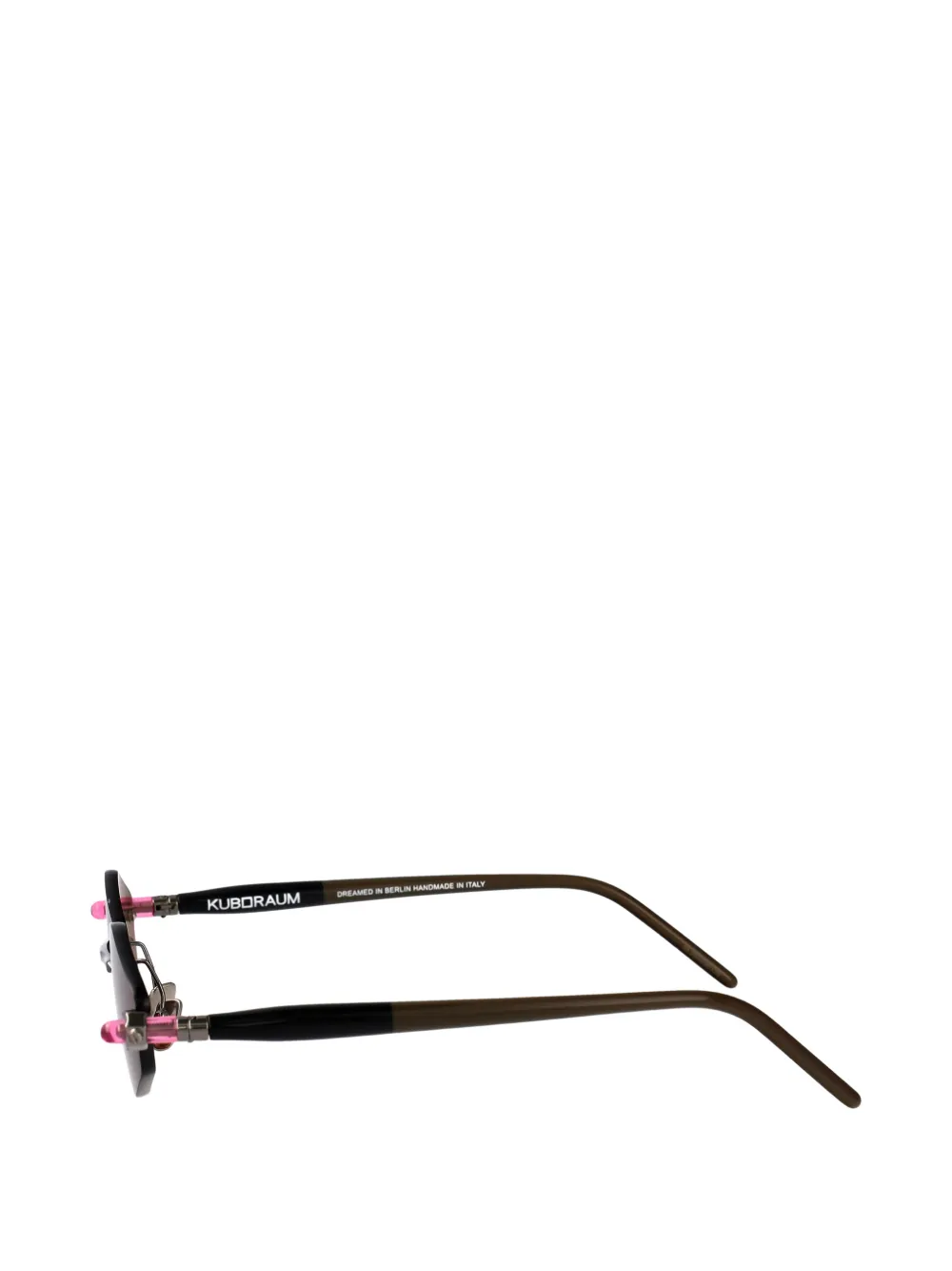 Kuboraum Maske P60 zonnebril met geometrisch montuur Zilver