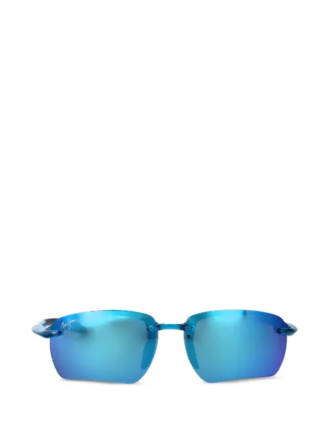 Maui Jim Breakwall rimless rectangle-frame sunglasses