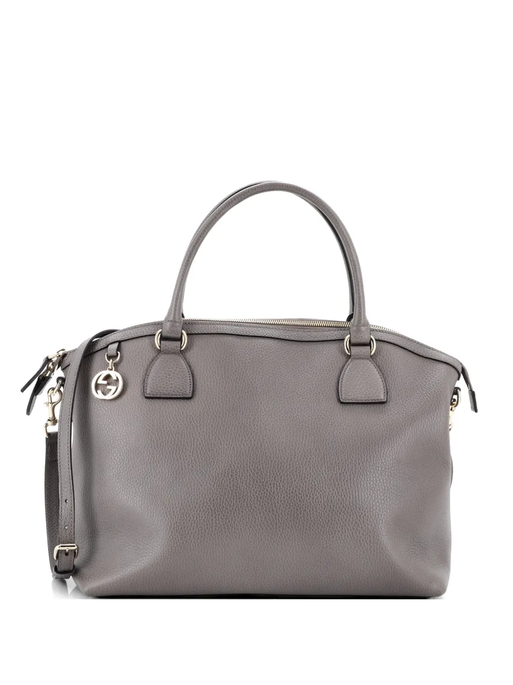 Gucci Pre-Owned Mittelgroße GG Satchel-Tasche - Grau