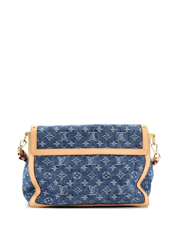 Louis Vuitton Pre-Owned ドーフィーヌ ソフト モノグラム デニム GM 
