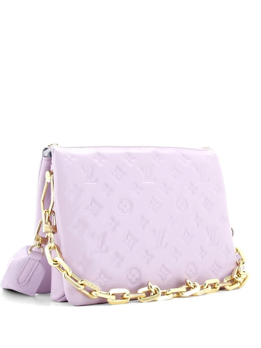 Louis Vuitton Pre-Owned Coussin Bag Monogram Embossed Lambskin PM crossbody bag - Viola